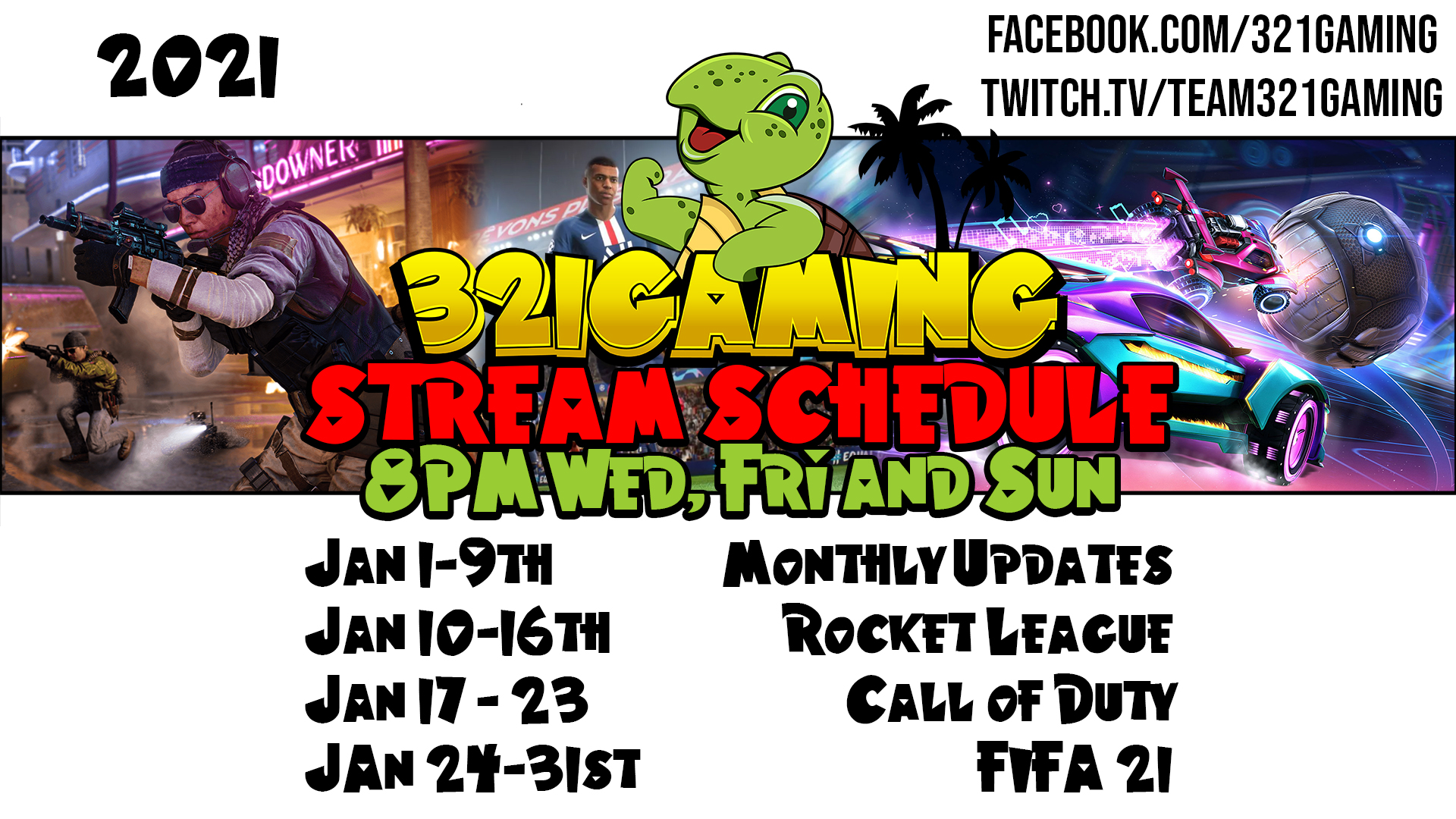 321 Gaming on Twitch
